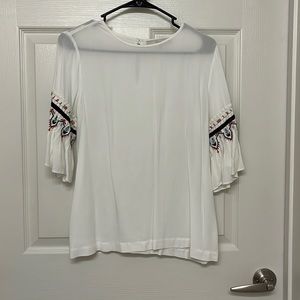 Ann Taylor loft white blouse